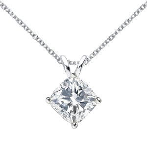 Princess Moissanite Necklace