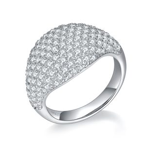 Hip-Hop Moissanite Ring